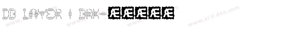 DB Layer 1 BRK字体转换